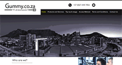 Desktop Screenshot of gummy.co.za