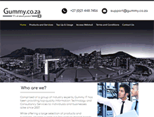 Tablet Screenshot of gummy.co.za